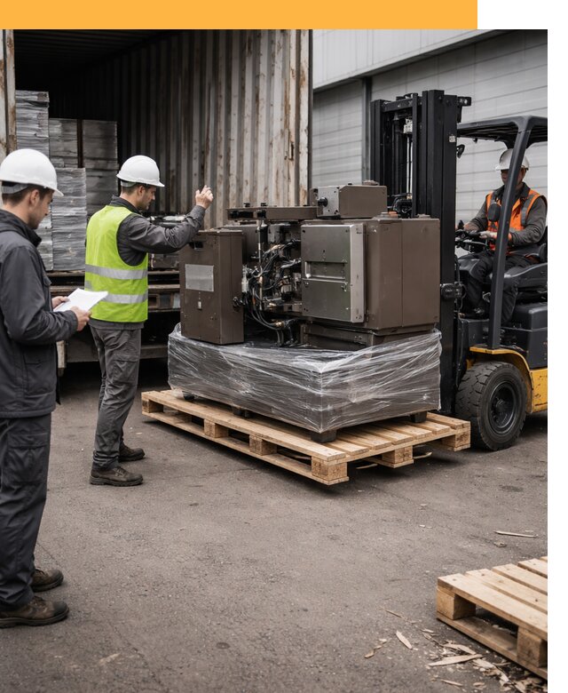 Доставка промышленного оборудования из Европы от 45585