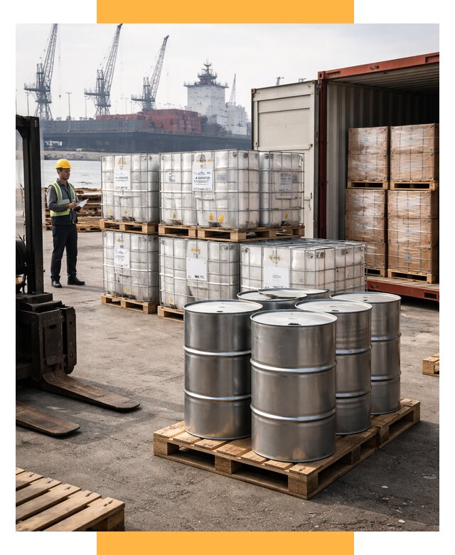 Доставка химического сырья из Индии от 253250 р. | СетСервис-Нбс