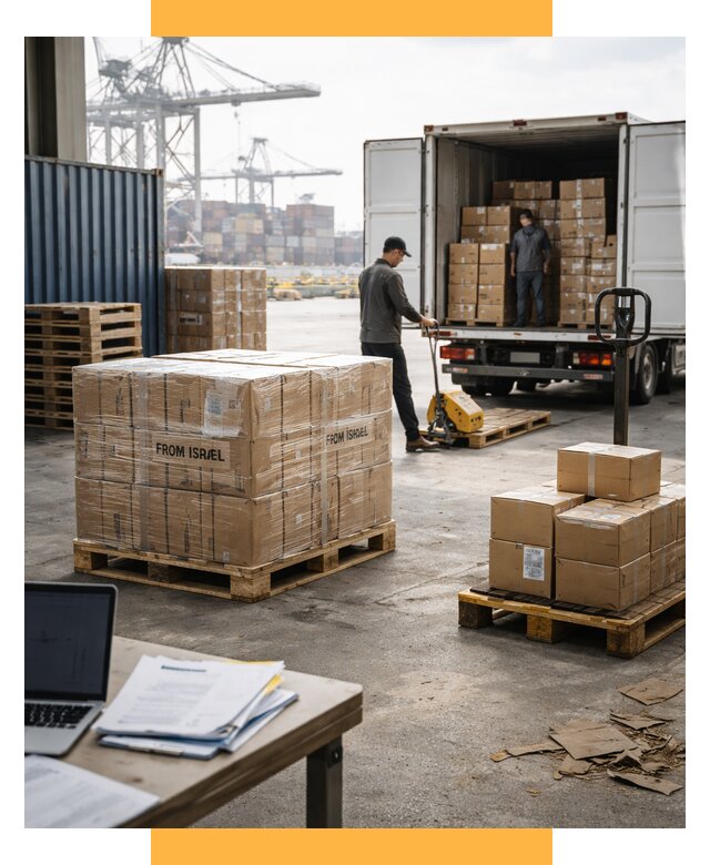 Доставка грузов из Израиля от 15195 р., логистика от СетСервис-Нбс