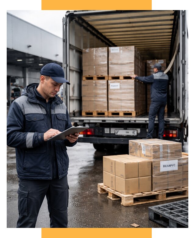 Доставка грузов из Беларуси от 15195 р. логистика СетСервис-Нбс