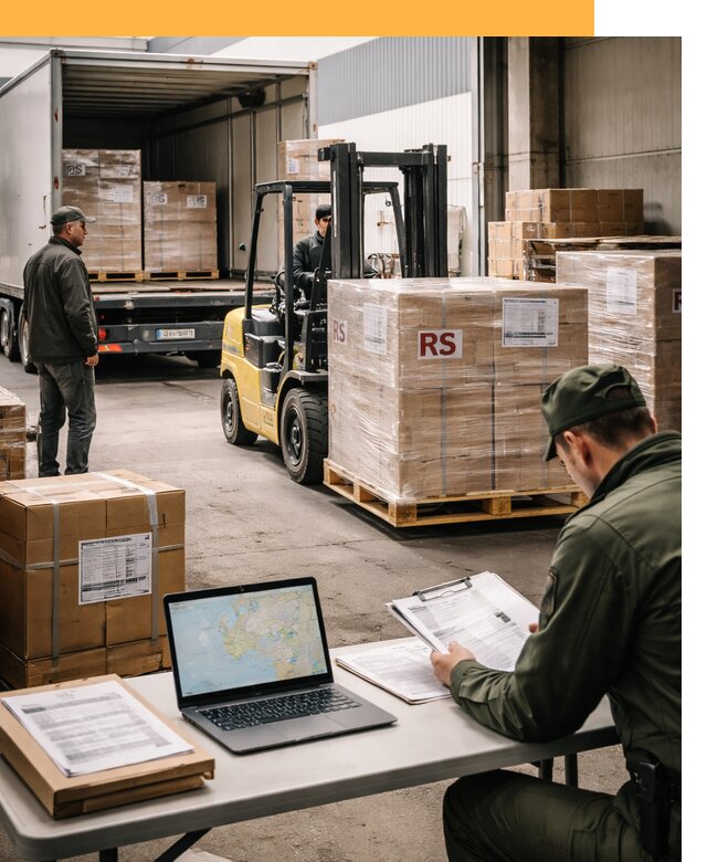 Доставка грузов в Сербию от 45585 руб, международные перевозки