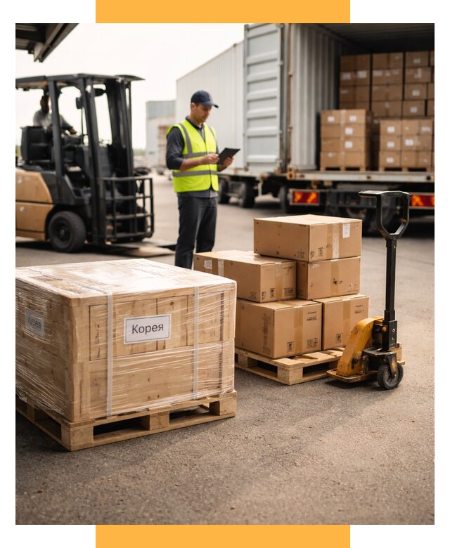Доставка грузов в Корею из России от 35455 р. | СетСервис-Нбс