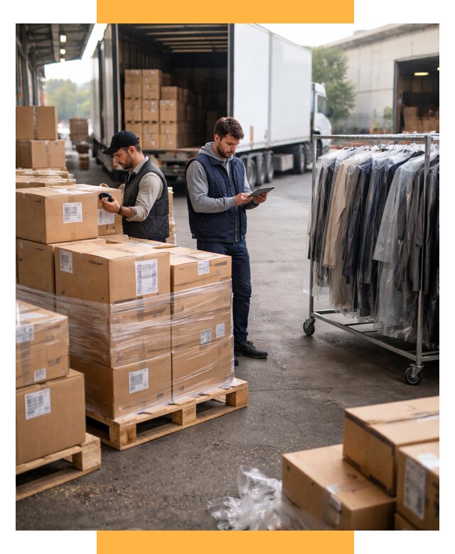 Перевозка и доставка одежды из Китая от 7598 р., СетСервис-Нбс