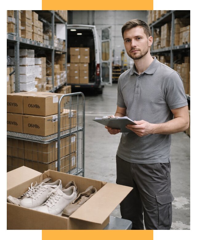 Доставка обуви из Китая и Турции от 4559 р. СетСервис-Нбс