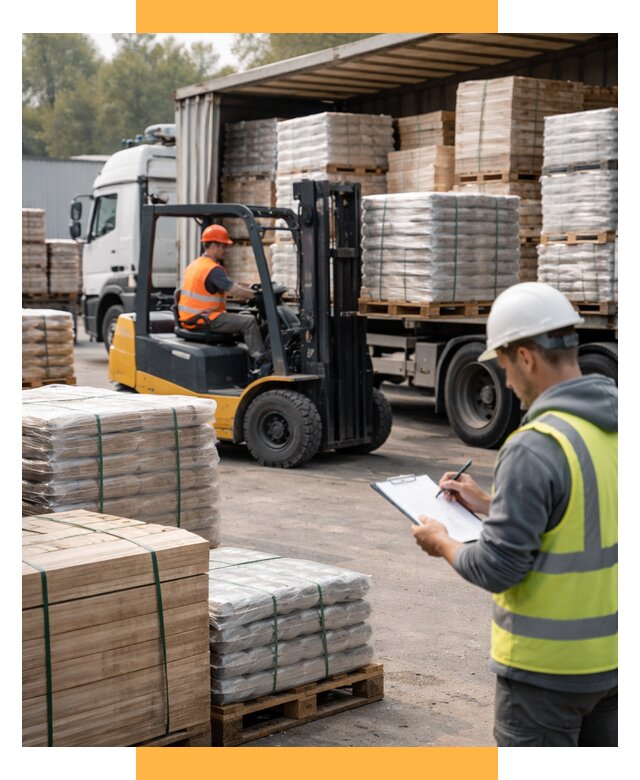 Перевозка строительных материалов от 5572 р. | СетСервис-Нбс