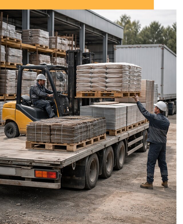 Перевозка строительных материалов по миру от 5572 руб