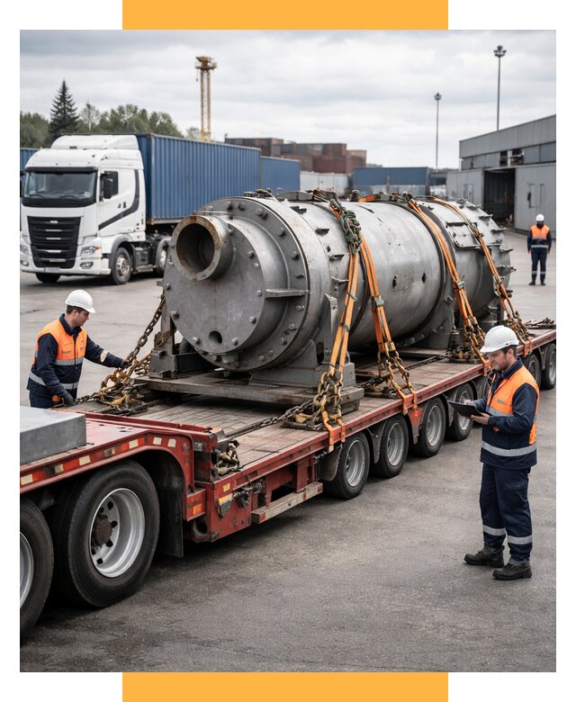 Перевозка тяжеловесных грузов под ключ от 151950 р. | СетСервис-Нбс