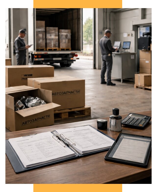 Таможенное оформление автозапчастей под ключ от 8611 р., СетСервис-Нбс
