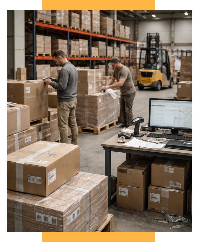 Склад консолидации в Европе от 6585 р., услуги СетСервис-Нбс